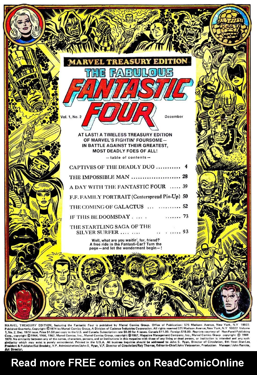Read online Marvel Treasury Edition comic -  Issue #2 - 3