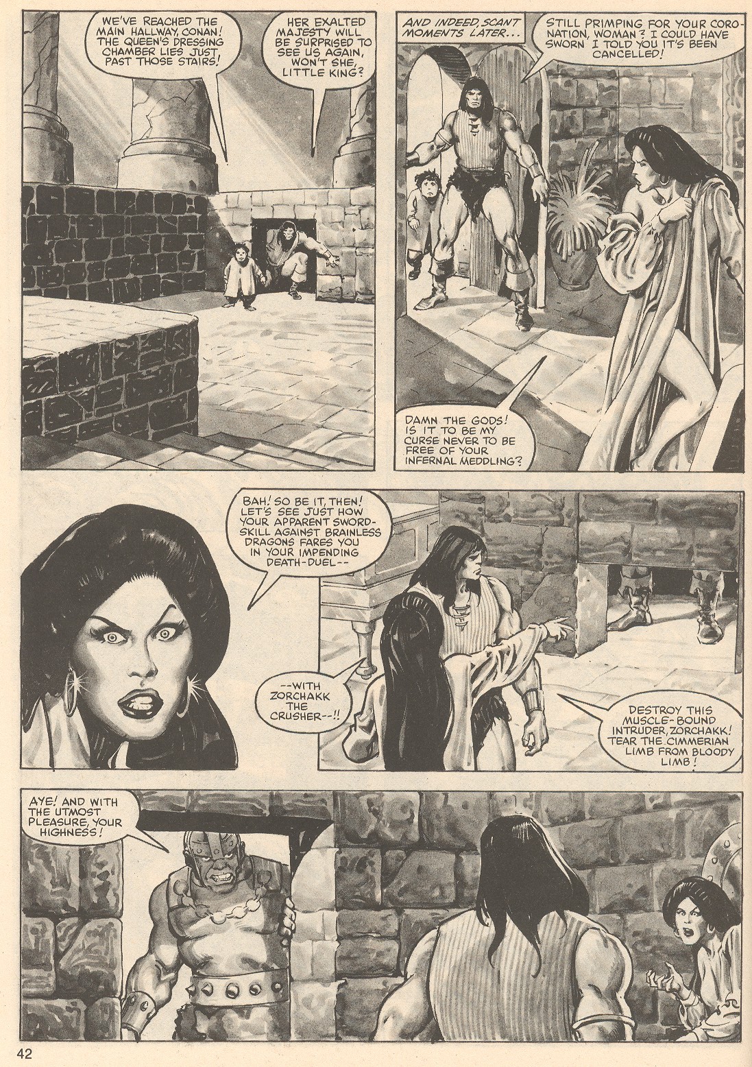 Read online The Savage Sword Of Conan comic -  Issue #76 - 42