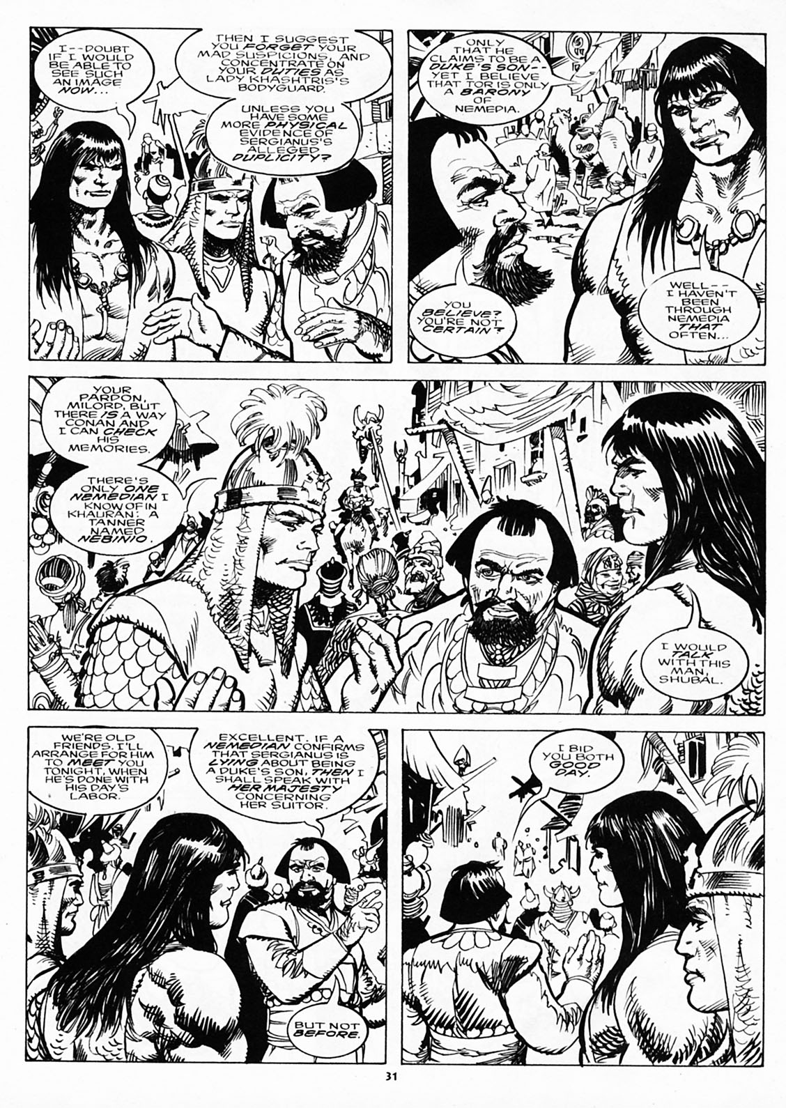 Read online The Savage Sword Of Conan comic -  Issue #218 - 29