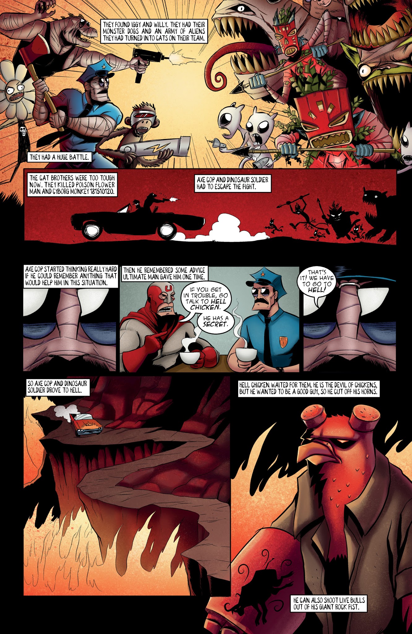 Read online Axe Cop comic -  Issue # TPB 5 - 48