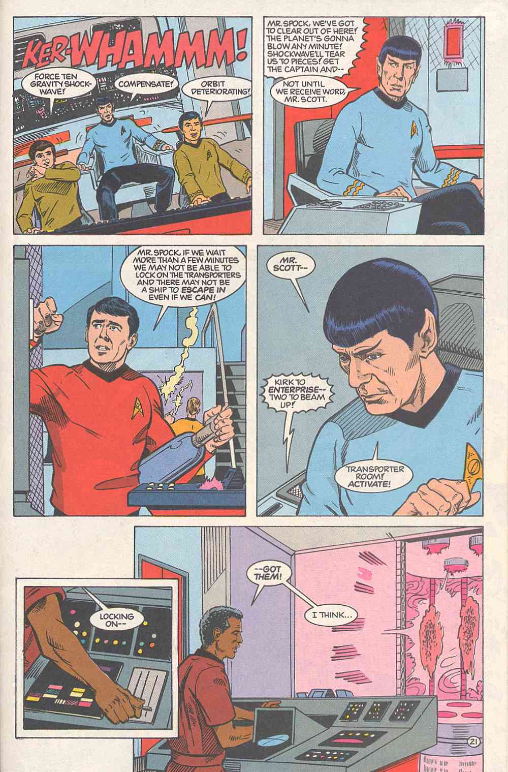 Read online Star Trek (1989) comic -  Issue #16 - 22