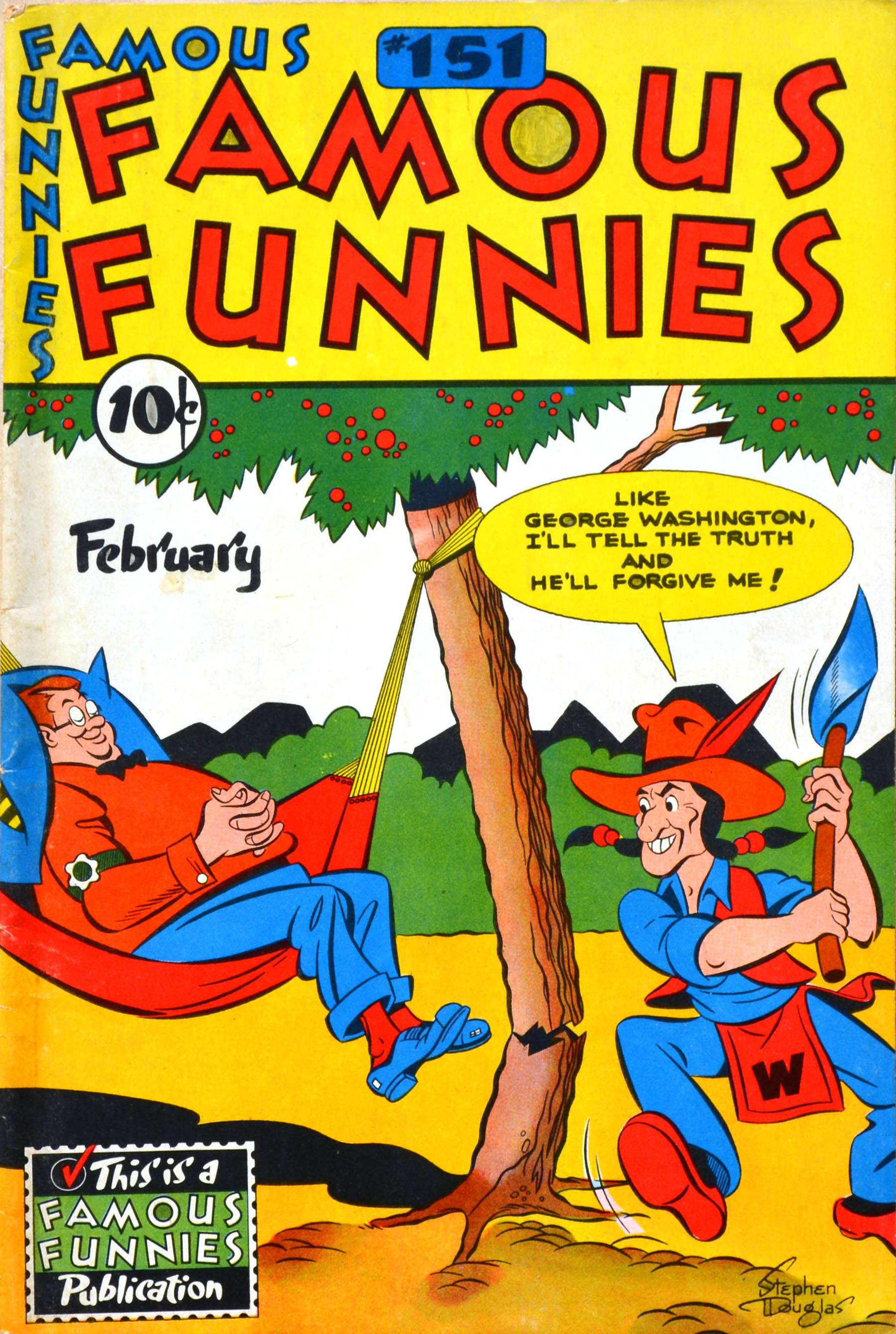 Read online Famous Funnies comic -  Issue #151 - 1