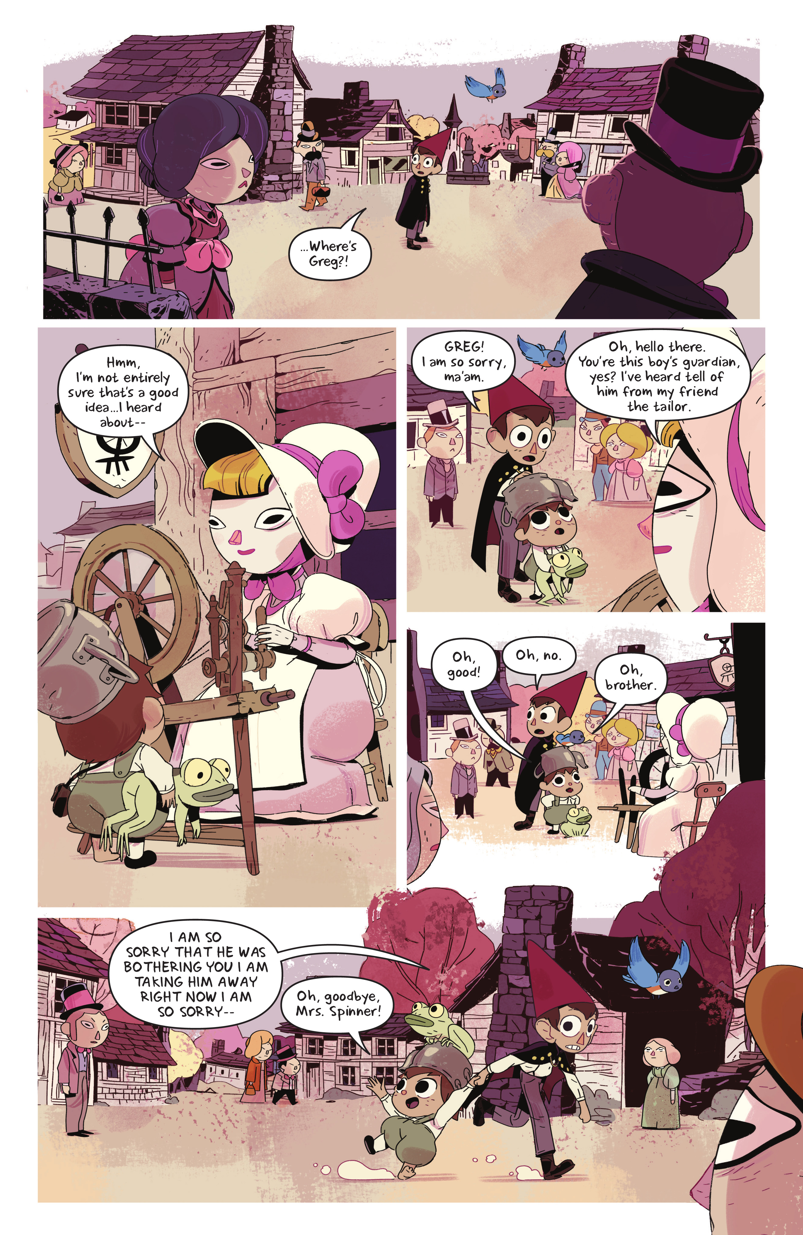 Read online Over the Garden Wall: Hollow Town comic -  Issue # TPB - 45