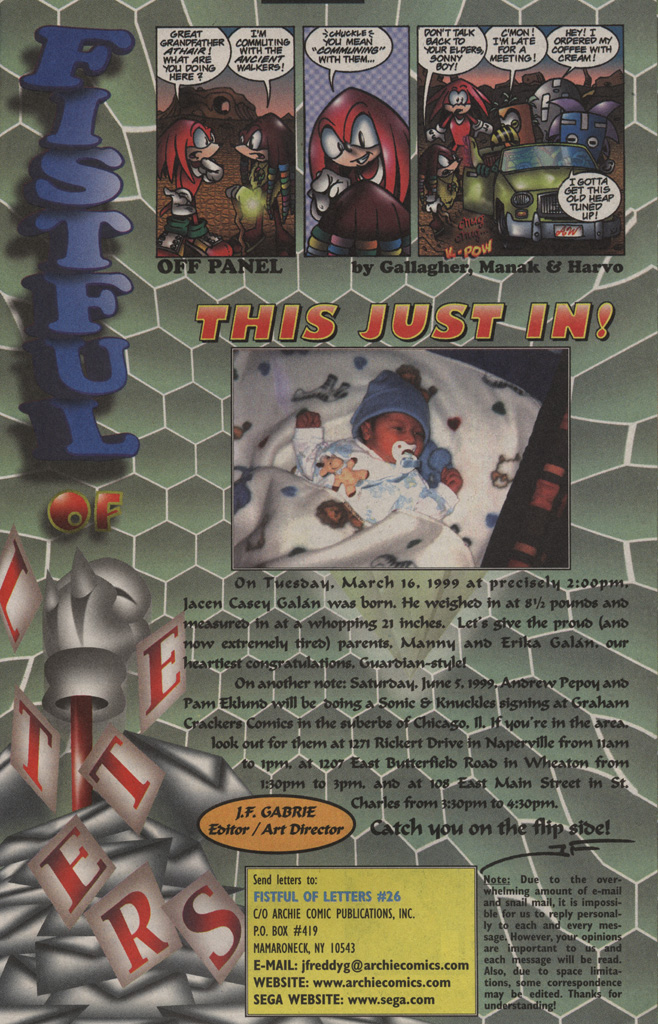 Read online Knuckles the Echidna comic -  Issue #26 - 29