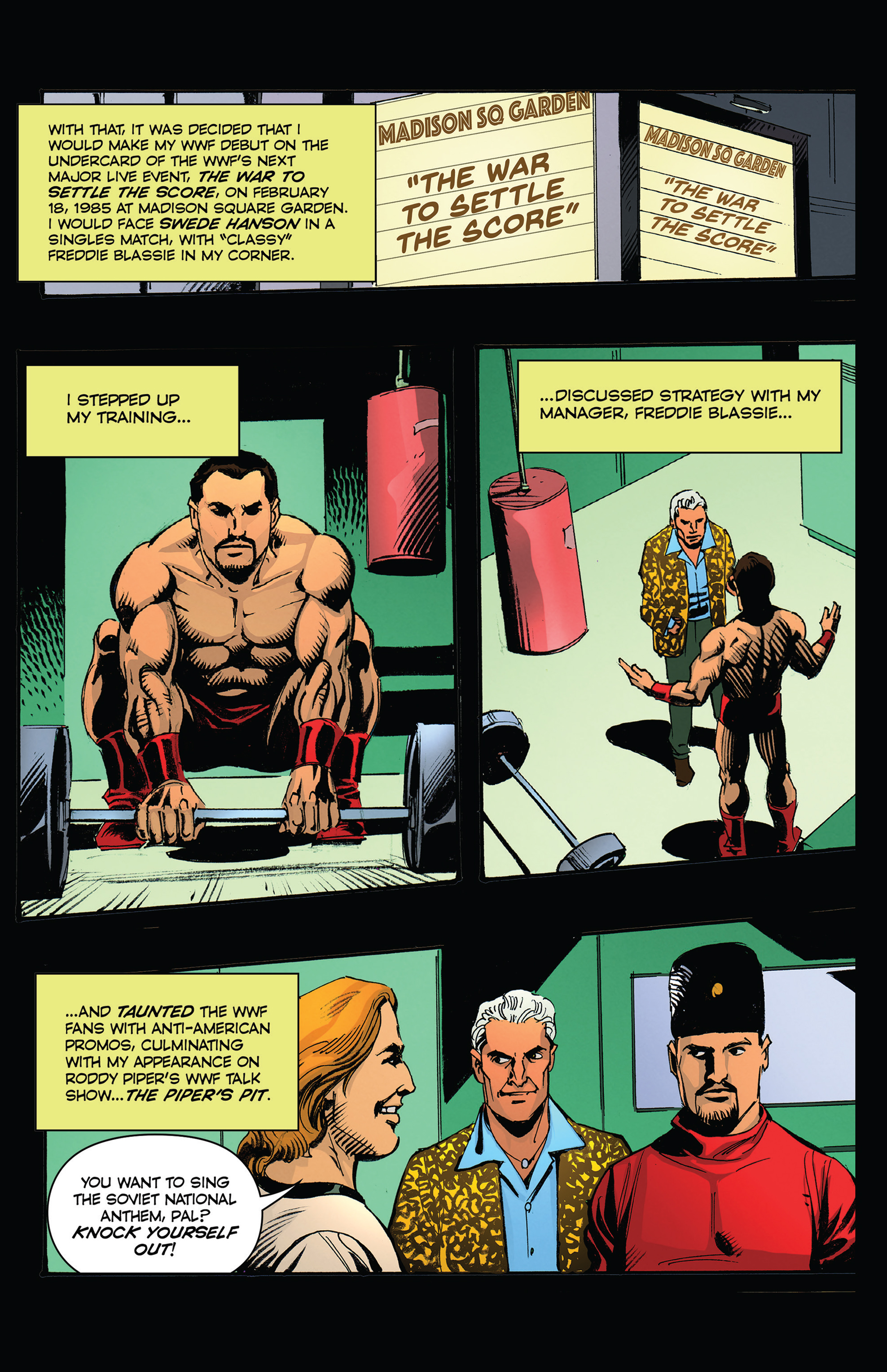 Read online Turnbuckle Titans: Nikolai Volkoff comic -  Issue #3 - 10
