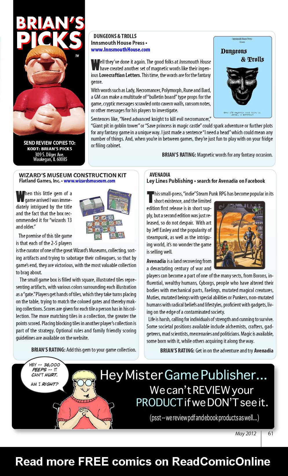 Read online Knights of the Dinner Table comic -  Issue #187 - 63