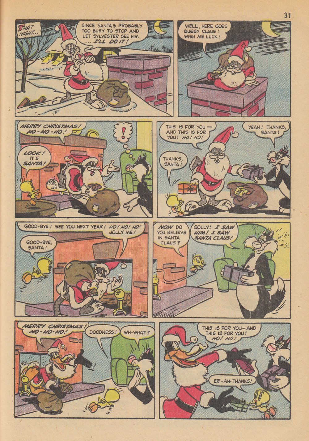 Read online Bugs Bunny's Christmas Funnies comic -  Issue # TPB 6 - 33