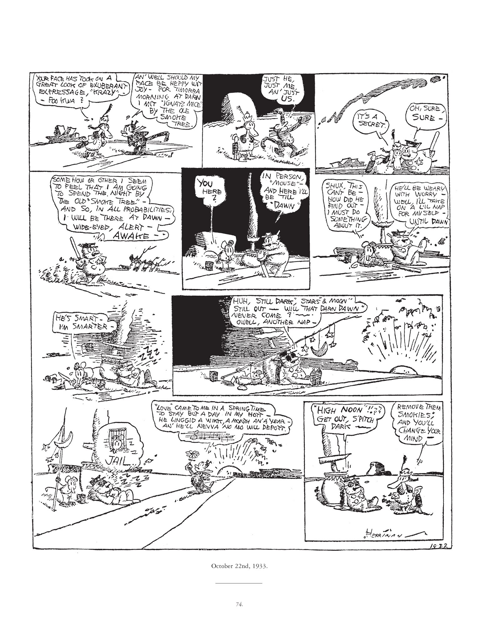 Read online Krazy & Ignatz comic -  Issue # TPB 8 - 73