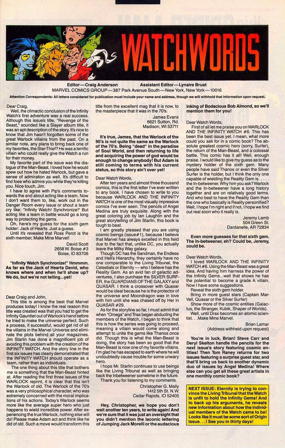 Read online Warlock and the Infinity Watch comic -  Issue #10 - 24