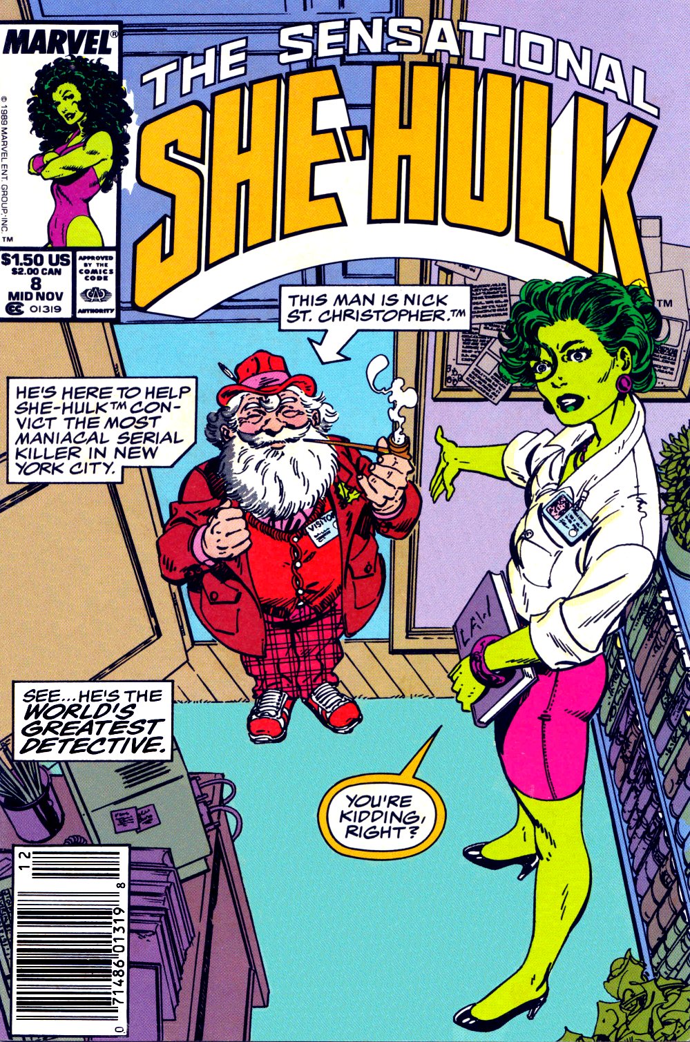 Read online The Sensational She-Hulk comic -  Issue #8 - 1