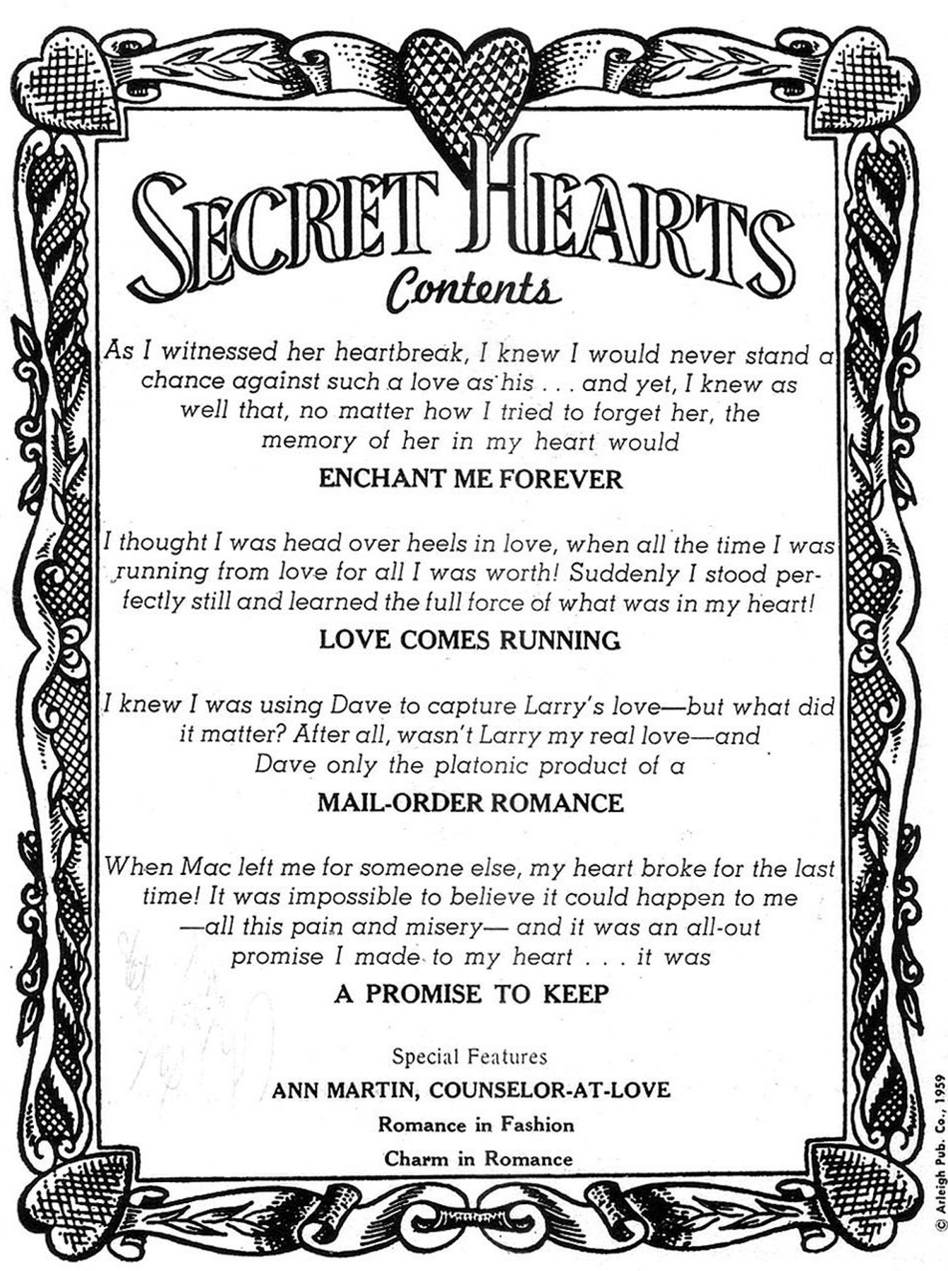 Read online Secret Hearts comic -  Issue #61 - 2