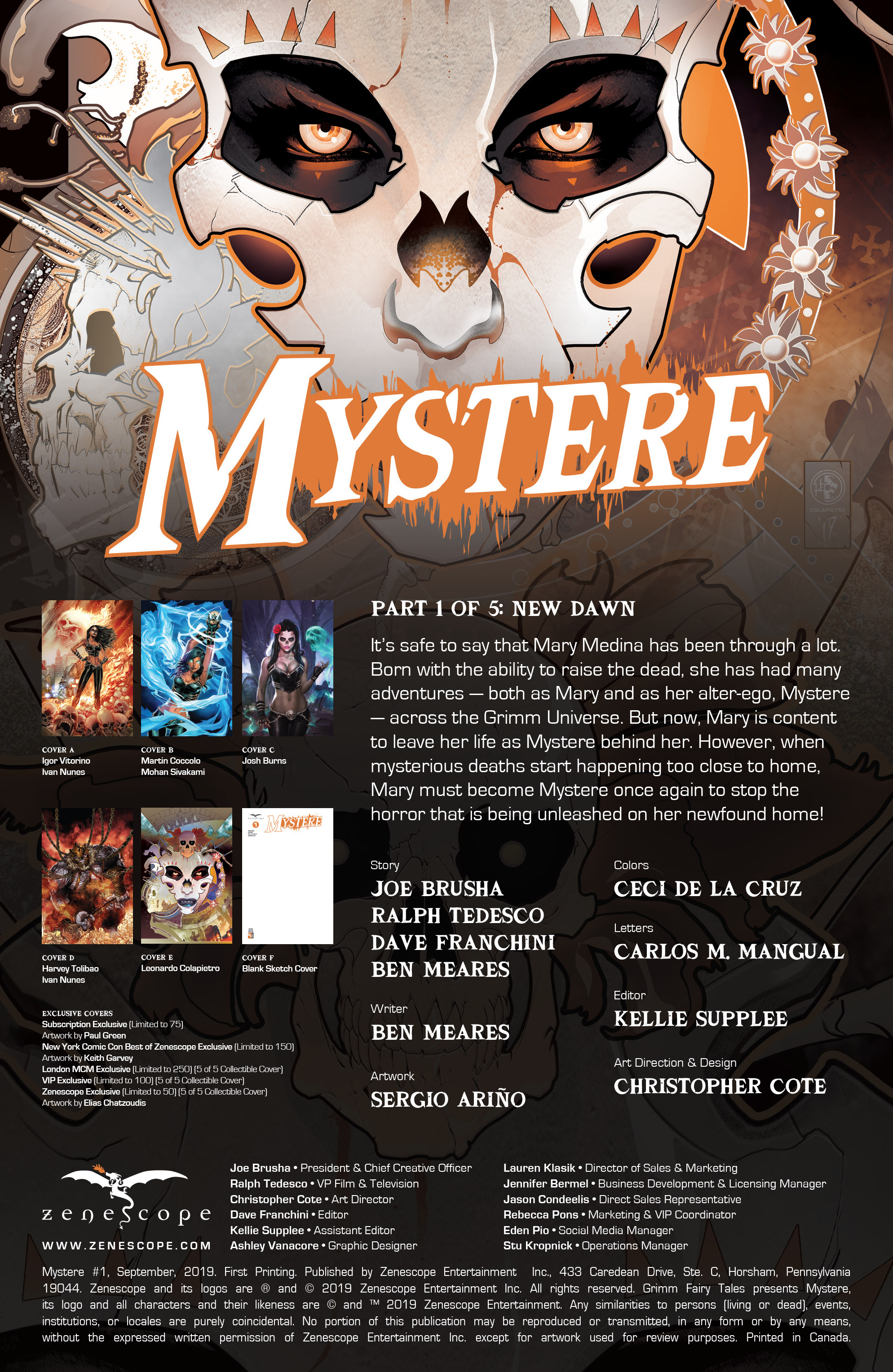 Read online Mystere comic -  Issue #1 - 2