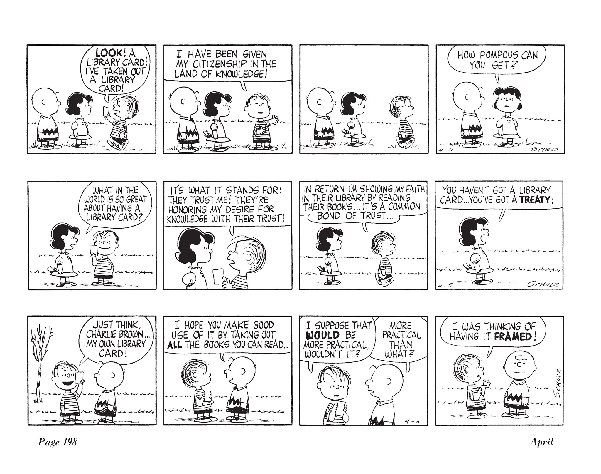 Read online The Complete Peanuts comic -  Issue # TPB 5 - 214