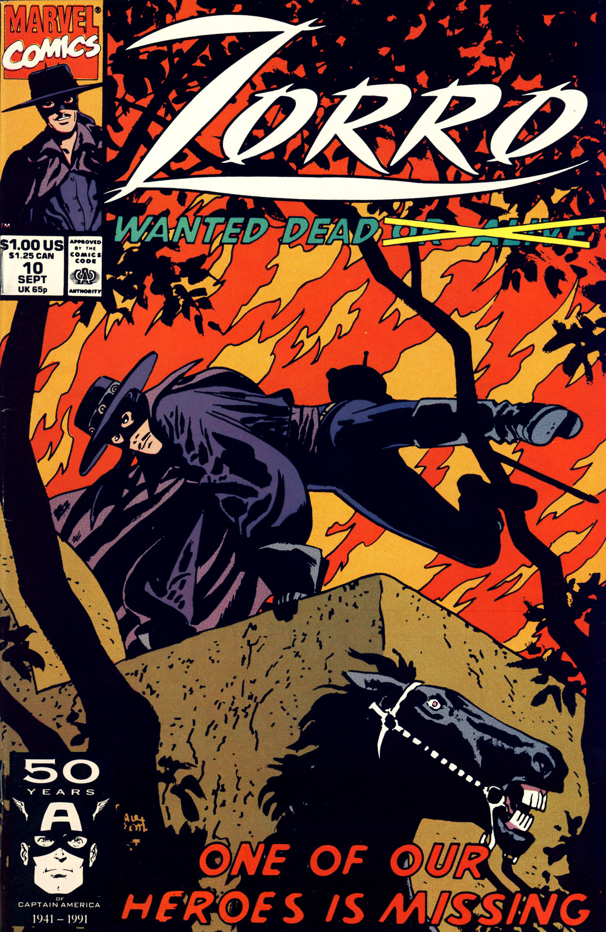 Read online Zorro (1990) comic -  Issue #10 - 1