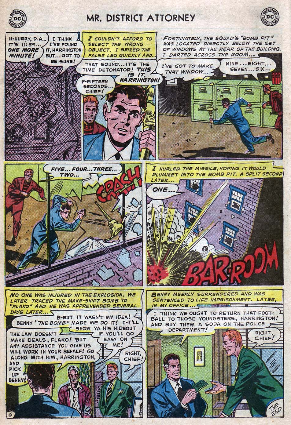 Read online Mr. District Attorney comic -  Issue #33 - 18