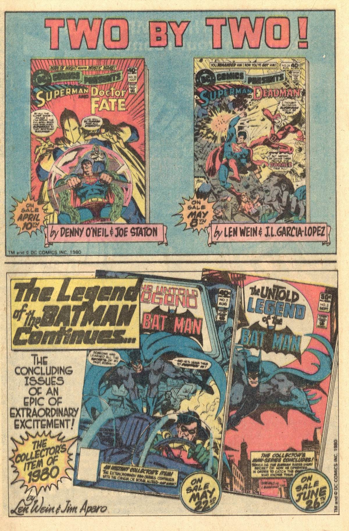 Read online Batman (1940) comic -  Issue #325 - 20