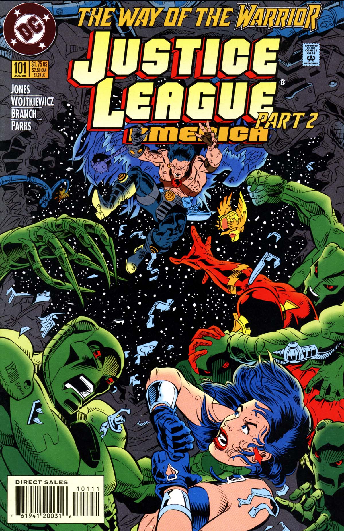 Read online Justice League America comic -  Issue #101 - 1