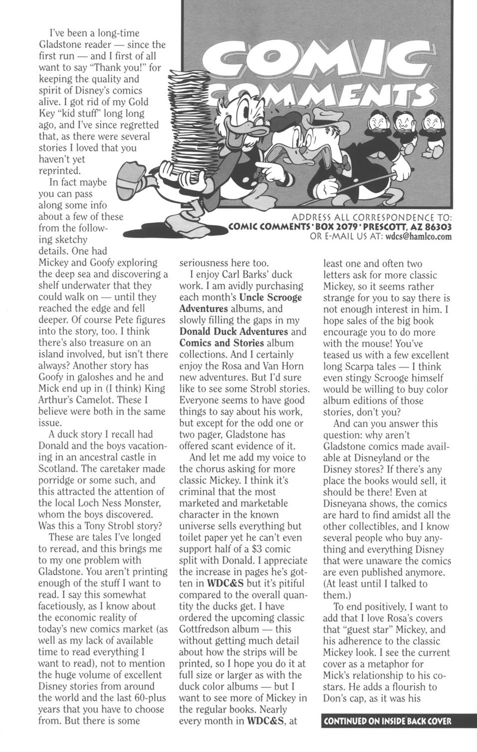 Read online Walt Disney's Comics and Stories comic -  Issue #623 - 2