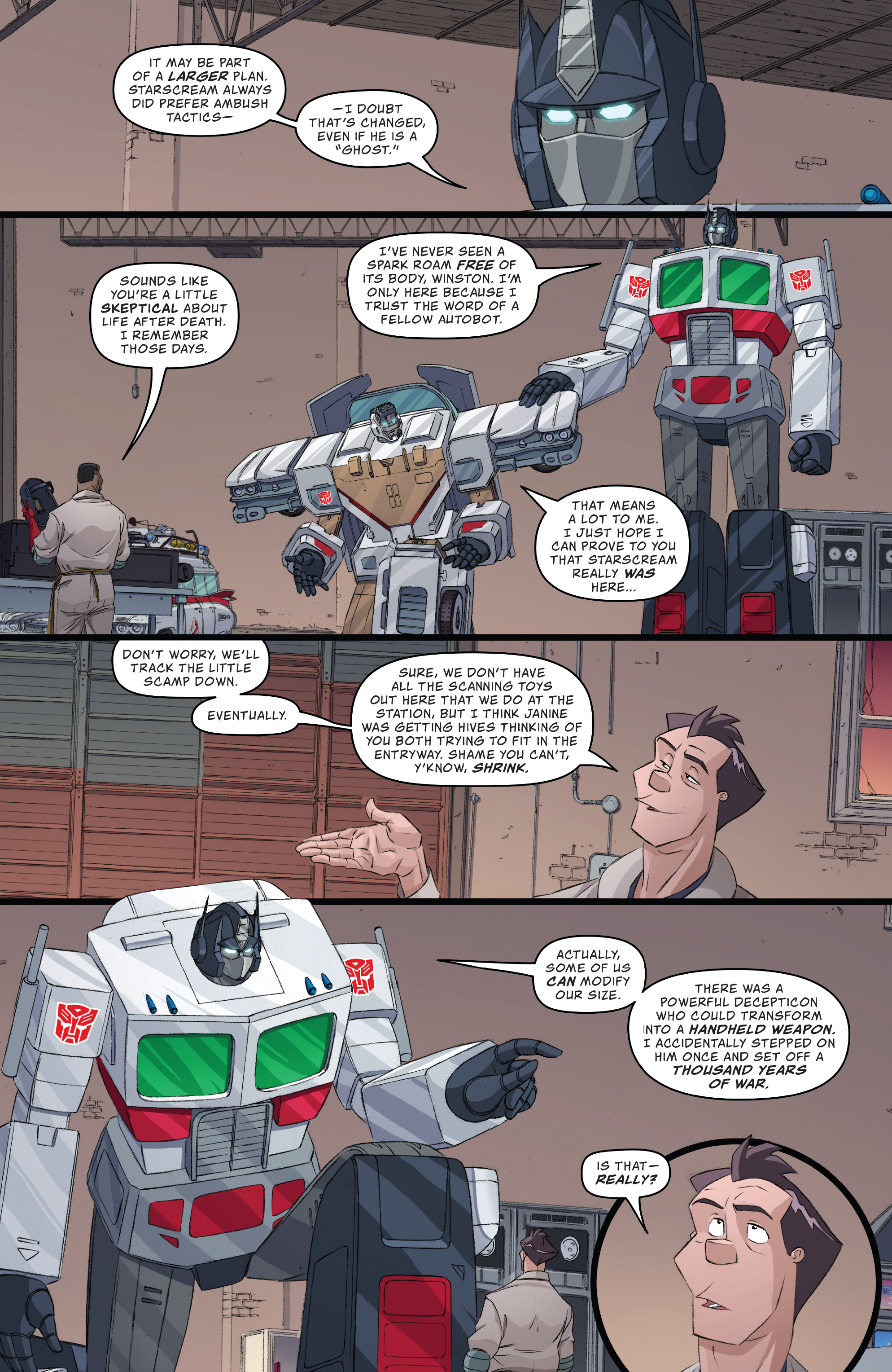Read online Transformers/Ghostbusters comic -  Issue #4 - 6