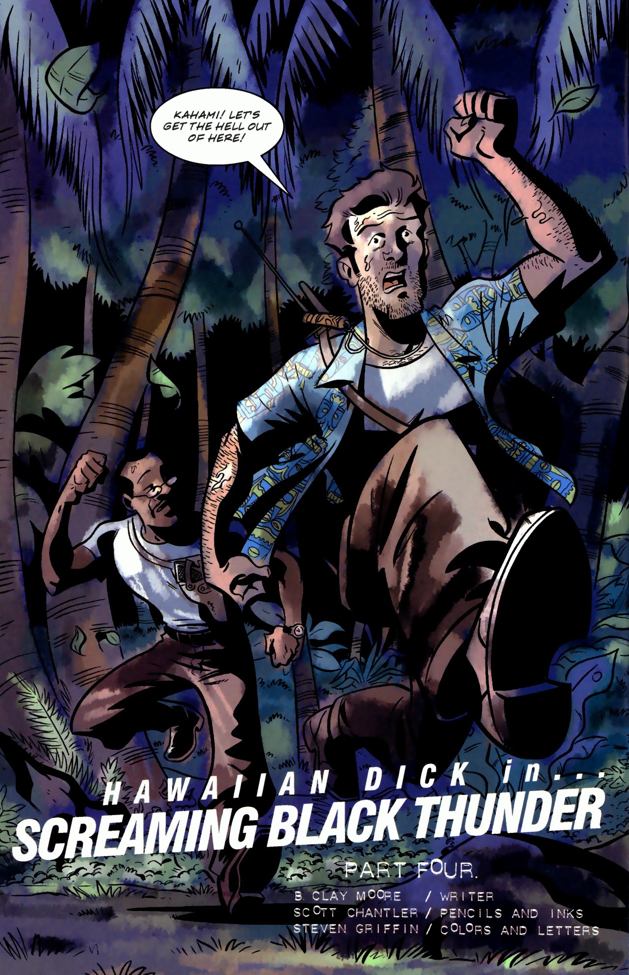 Read online Hawaiian Dick: Screaming Black Thunder comic -  Issue #4 - 5