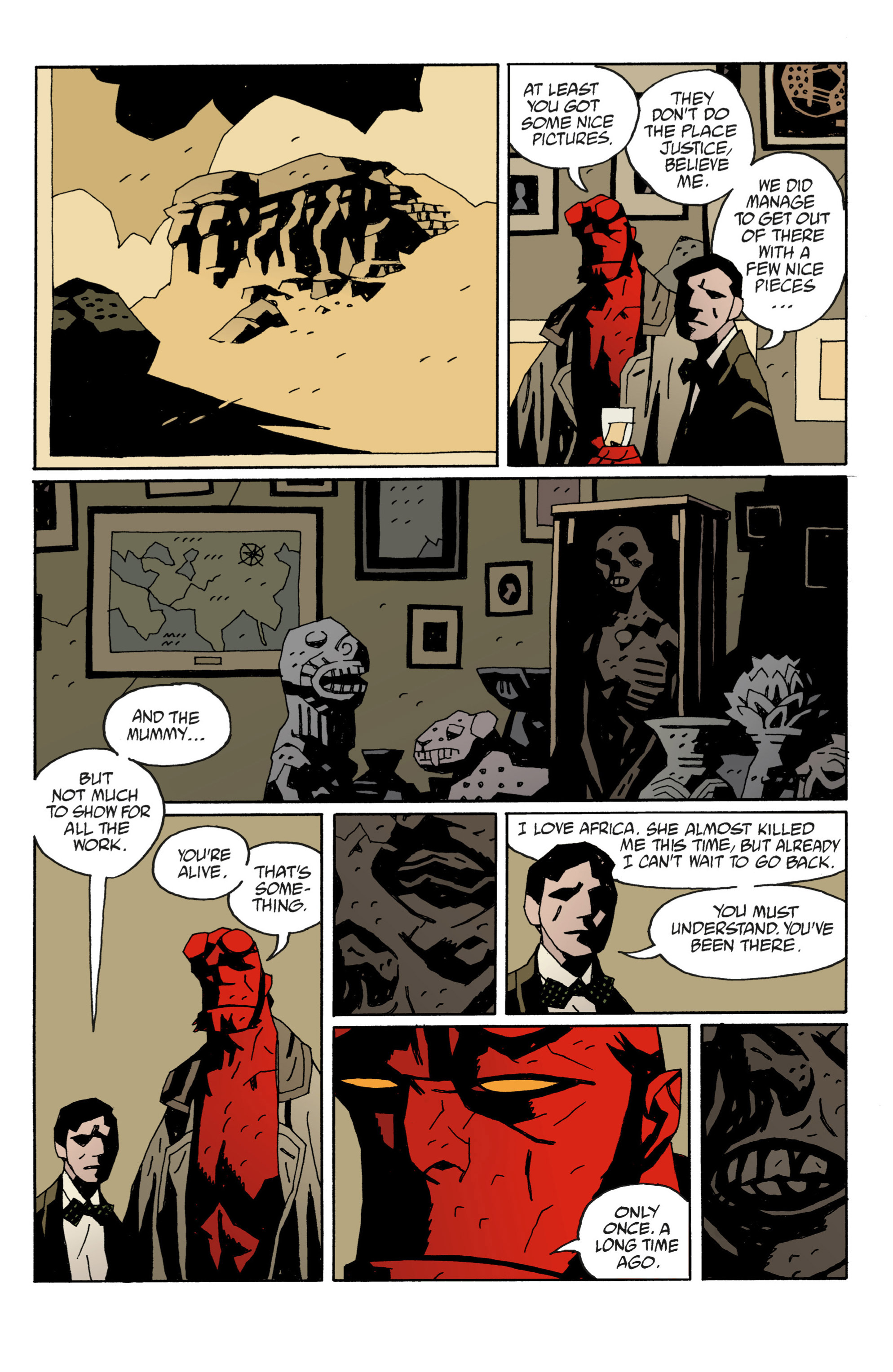 Read online Hellboy comic -  Issue #7 - 86