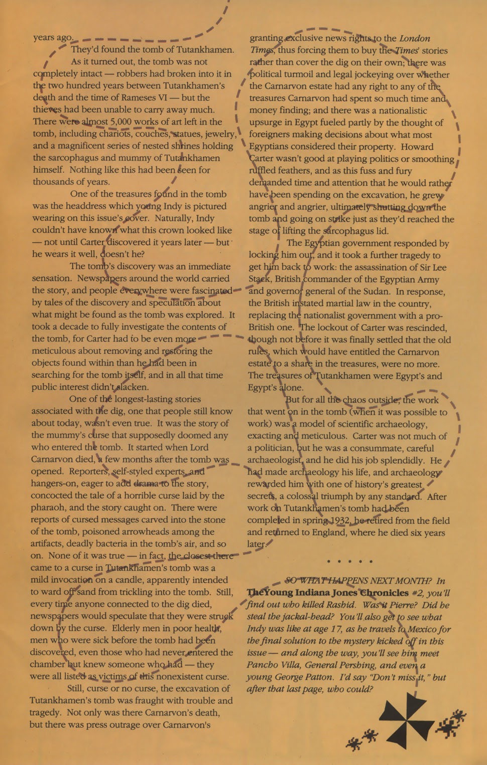 Read online Young Indiana Jones Chronicles comic -  Issue #1 - 31