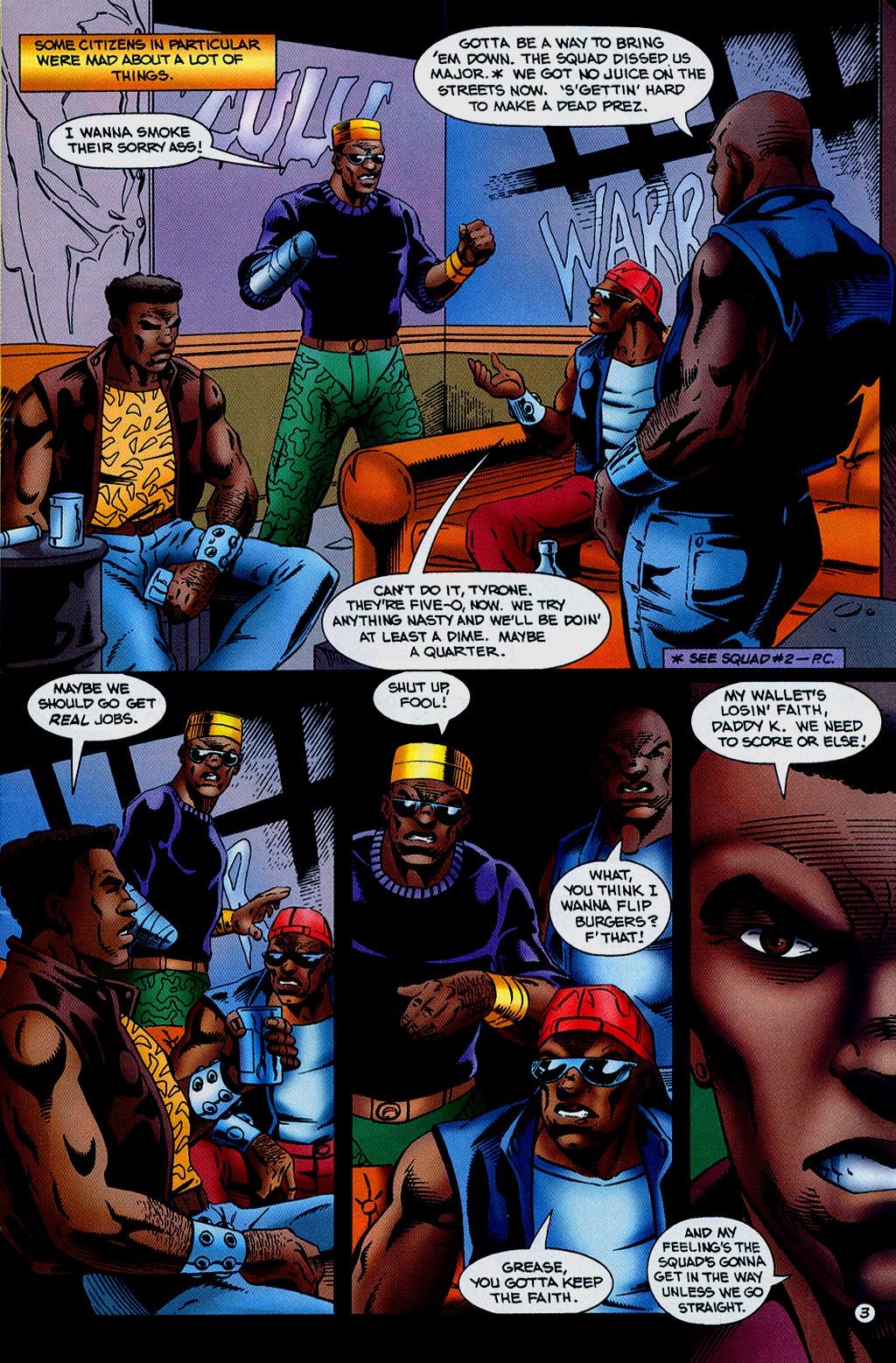 Read online Ultraverse Year Zero: Death of the Squad comic -  Issue #3 - 4