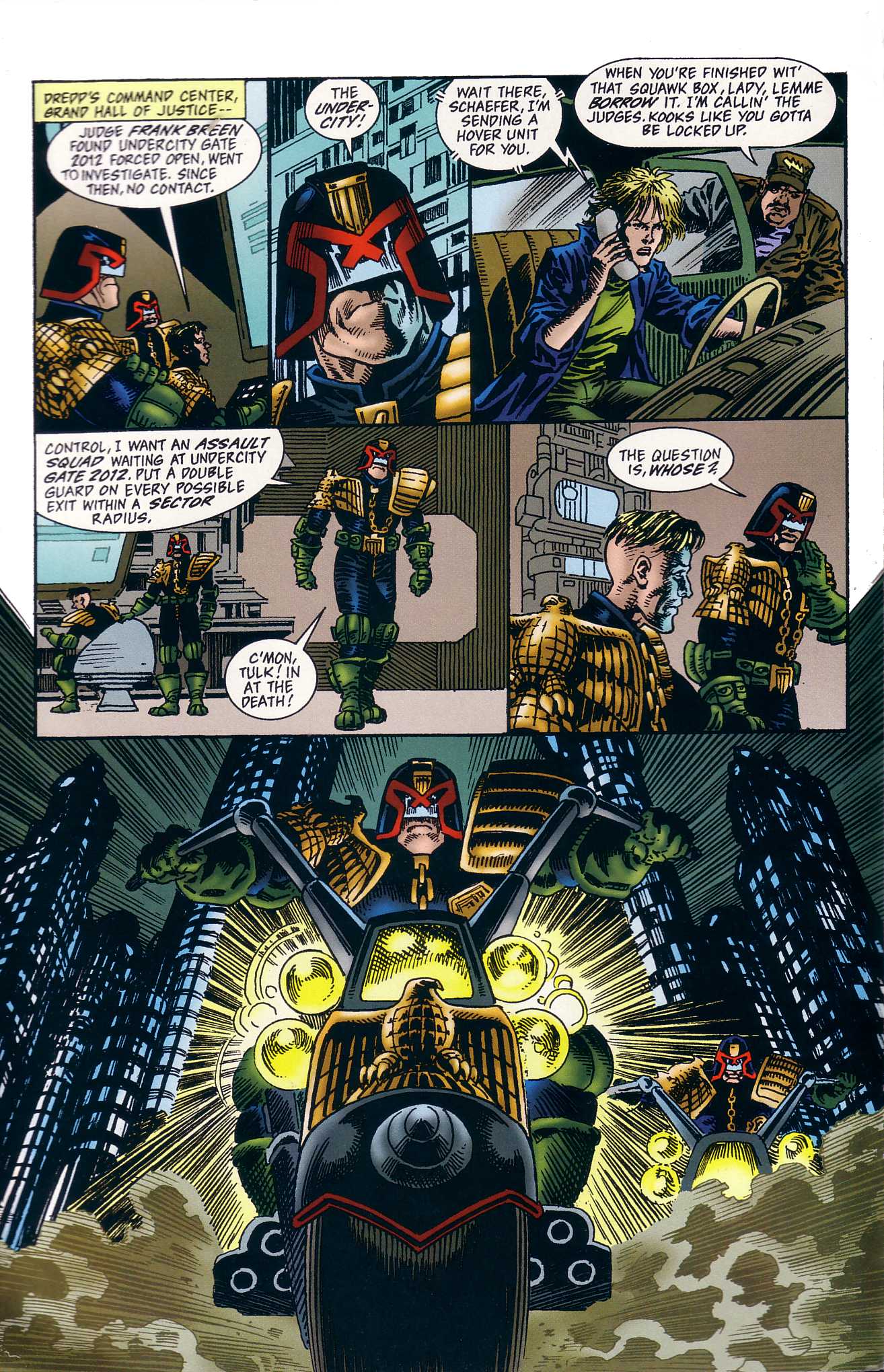 Read online Predator Versus Judge Dredd comic -  Issue #3 - 4