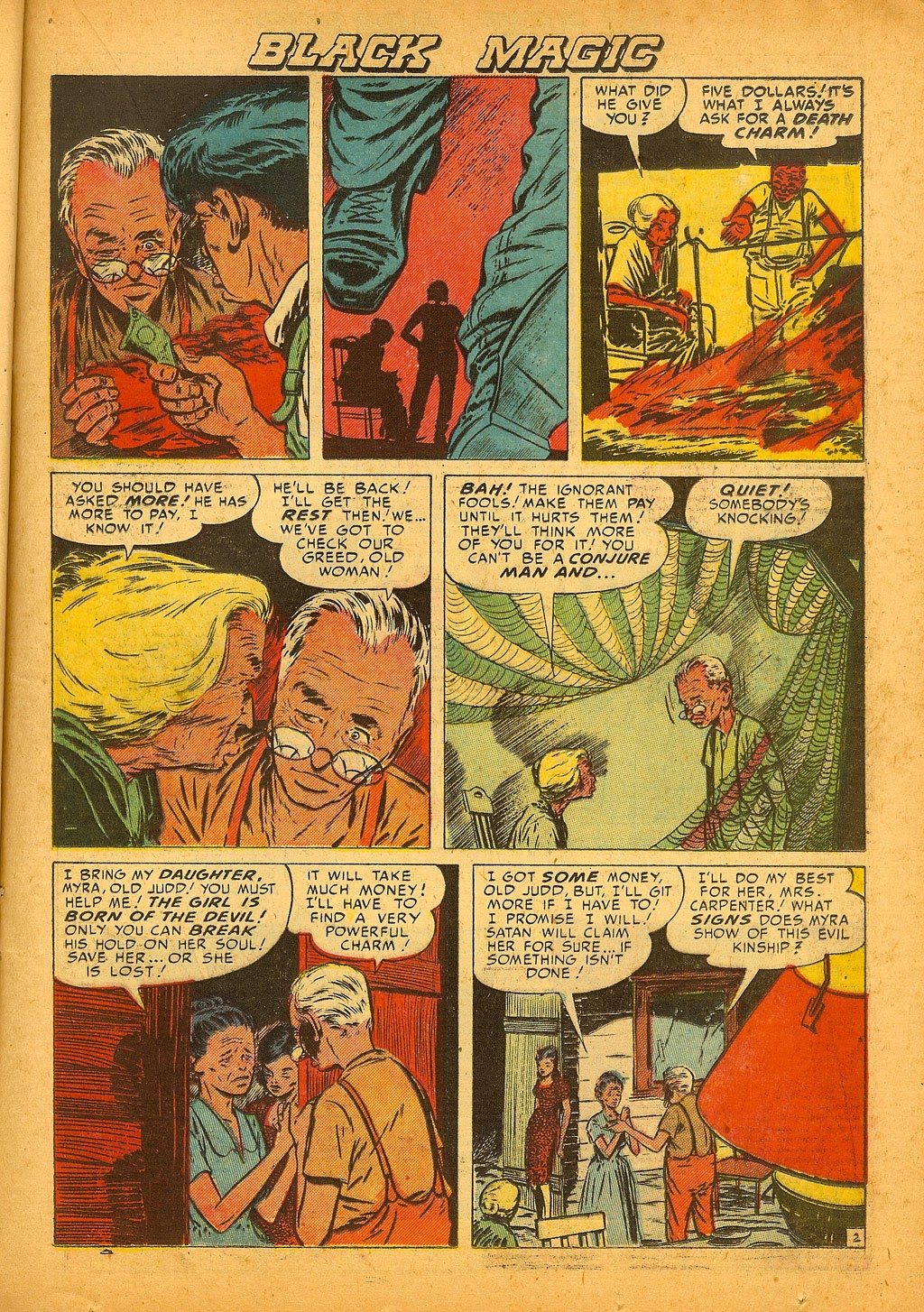 Read online Black Magic (1950) comic -  Issue #14 - 19