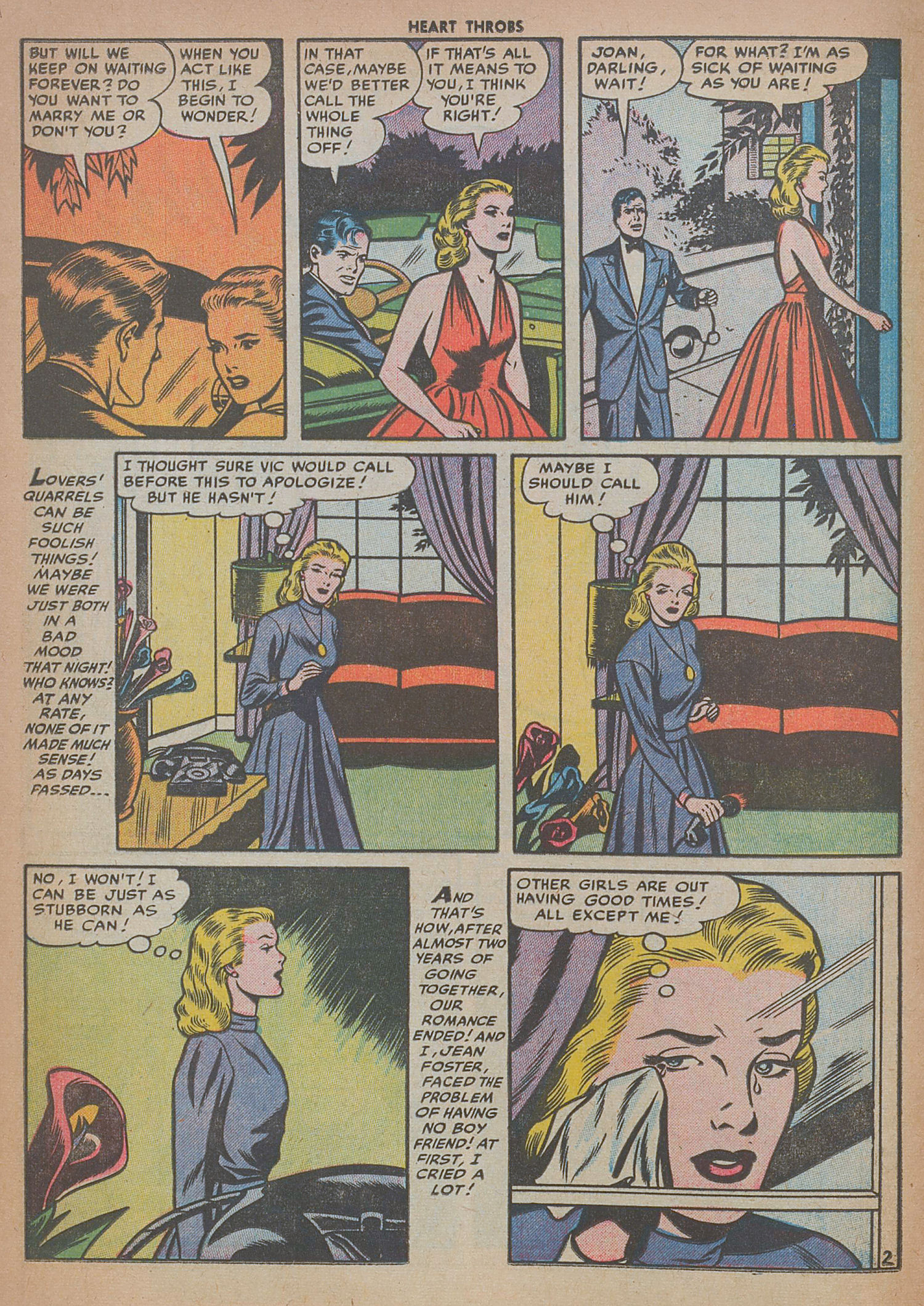 Read online Heart Throbs comic -  Issue #38 - 12