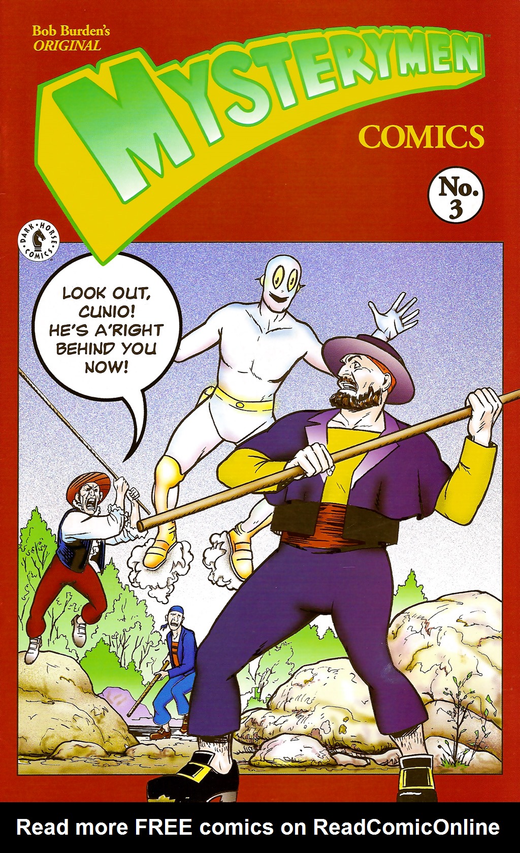 Read online Bob Burden's Original Mysterymen Comics comic -  Issue #3 - 1