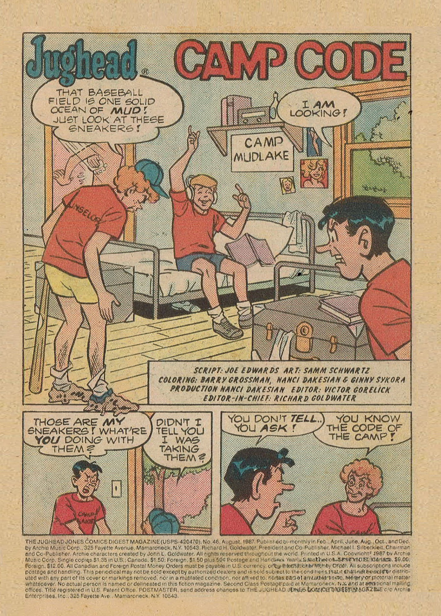 Read online Jughead Jones Comics Digest comic -  Issue #46 - 3