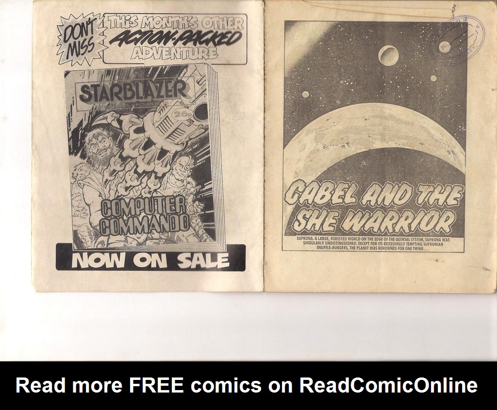 Read online Starblazer comic -  Issue #194 - 2