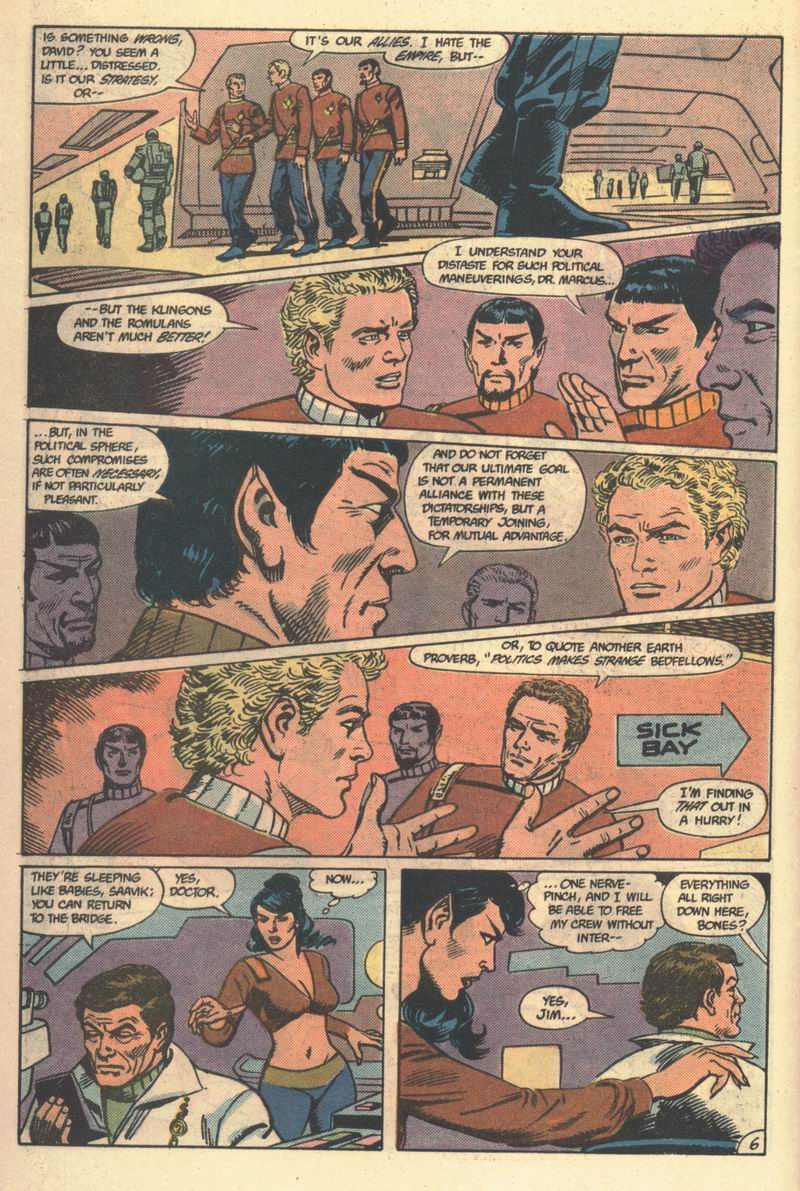 Read online Star Trek (1984) comic -  Issue #15 - 7
