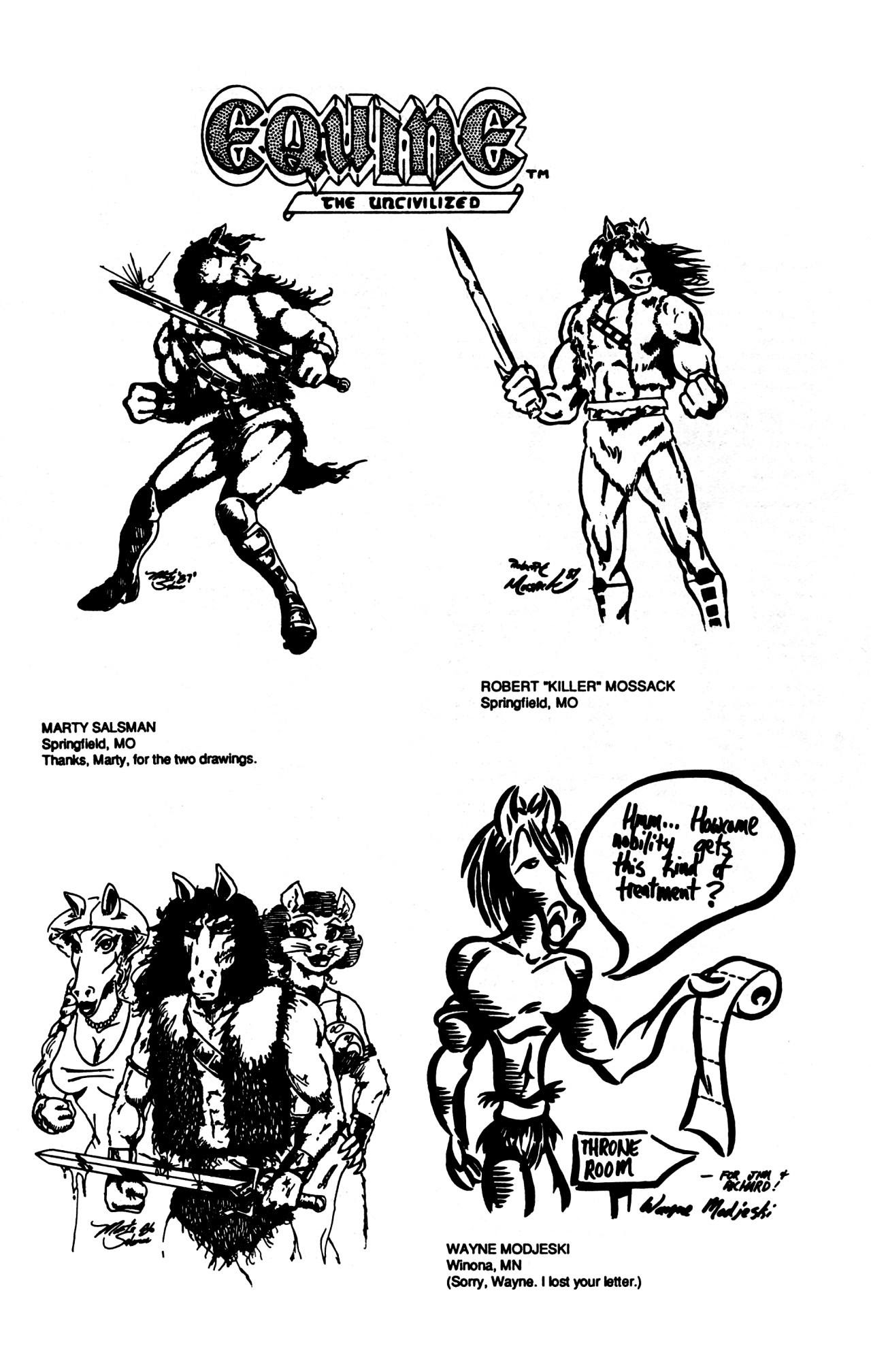 Read online Equine, The Uncivilized comic -  Issue #3 - 29