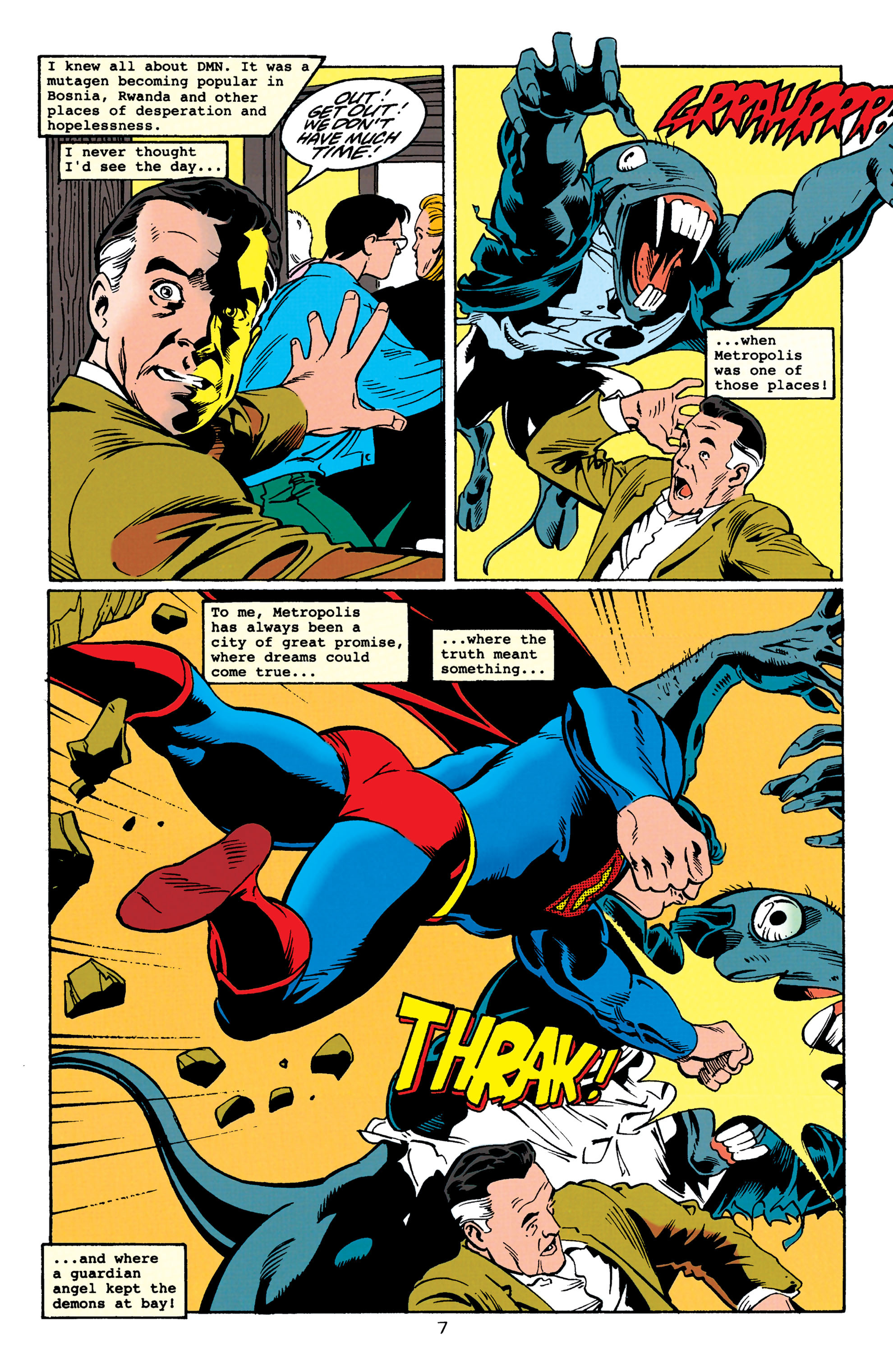 Read online Adventures of Superman (1987) comic -  Issue #522 - 7