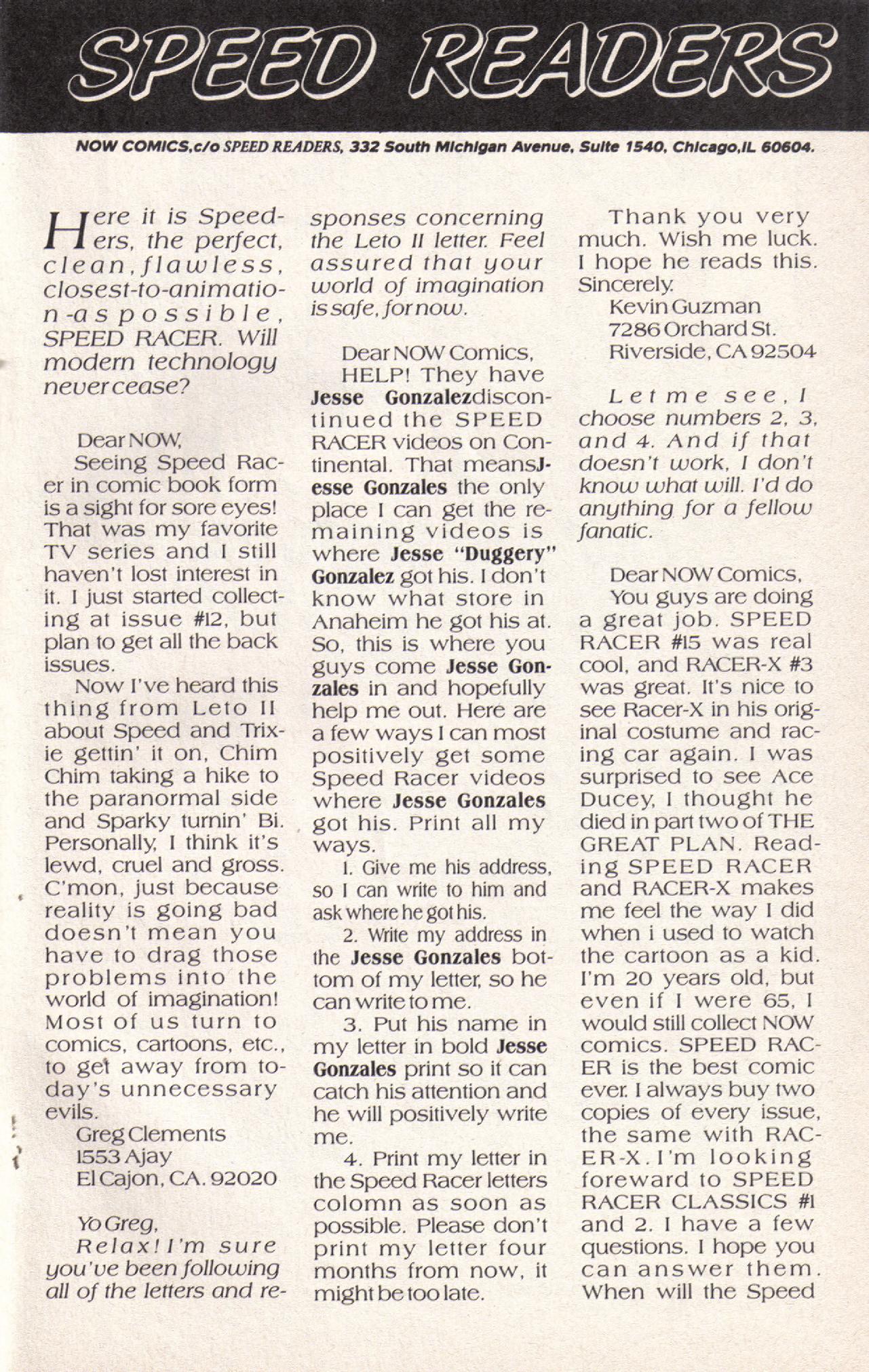 Read online Speed Racer (1987) comic -  Issue #17 - 28