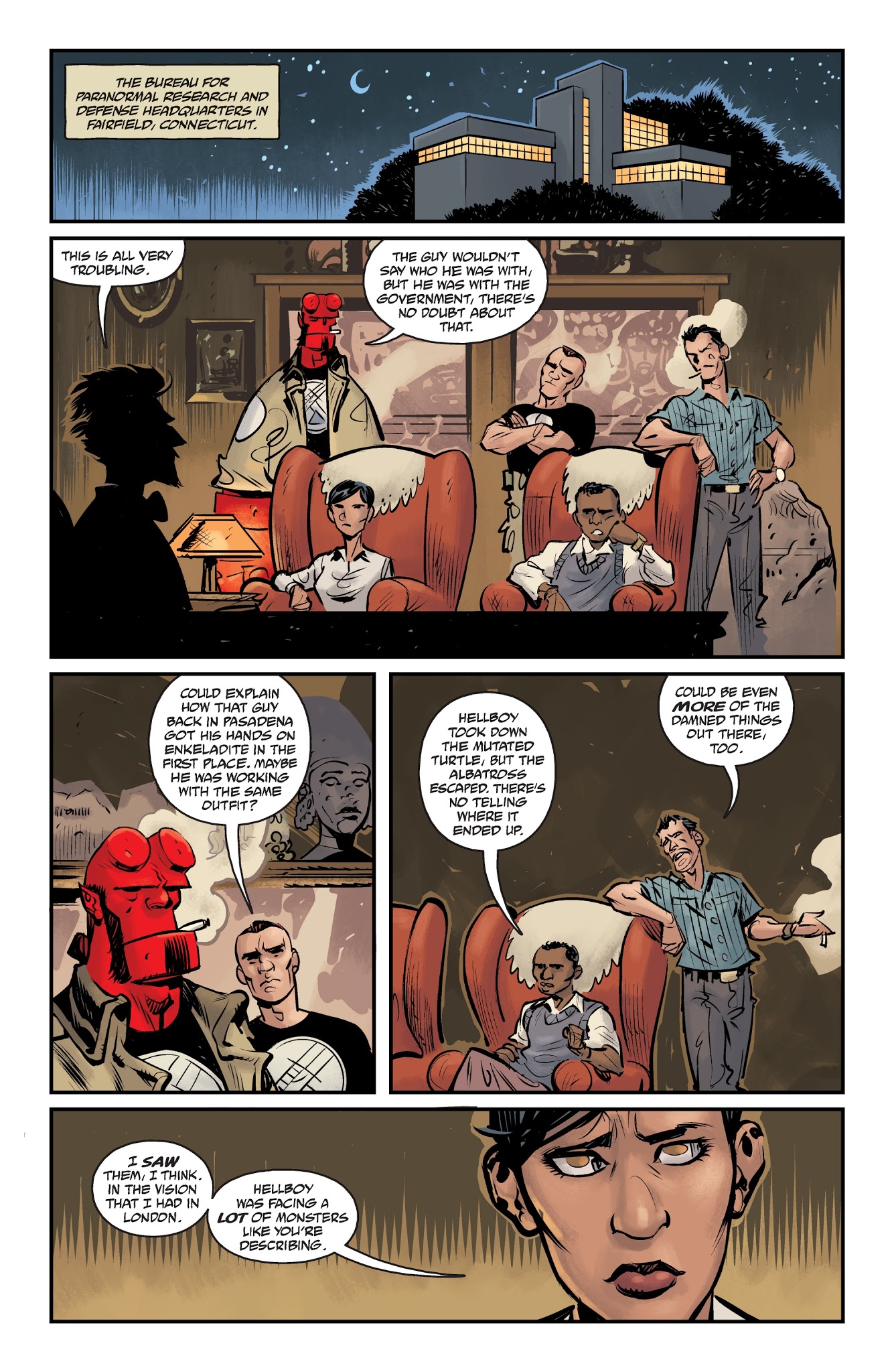 Read online Hellboy and the B.P.R.D.: 1955 ― Occult Intelligence comic -  Issue #3 - 22