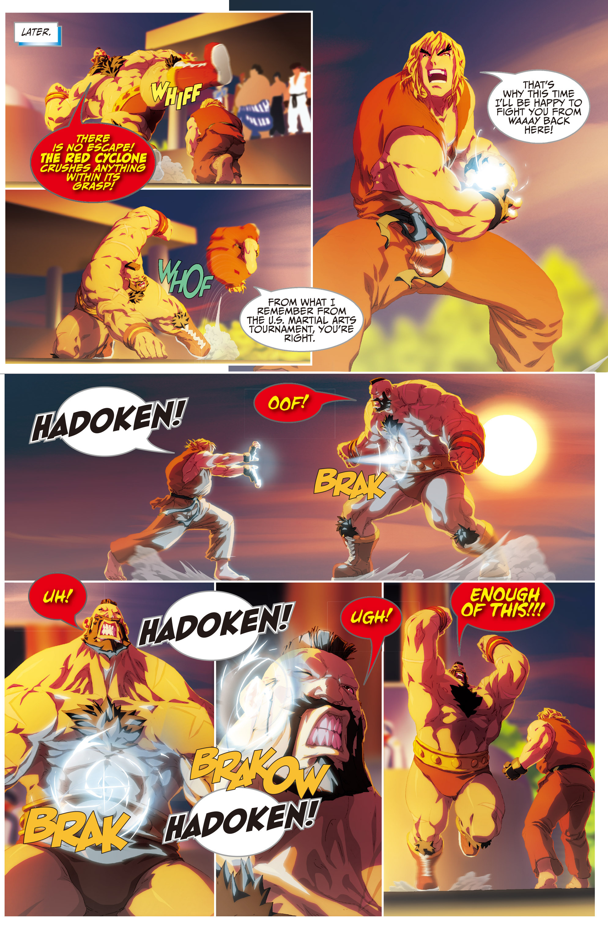 Read online Street Fighter II Turbo comic -  Issue #8 - 18