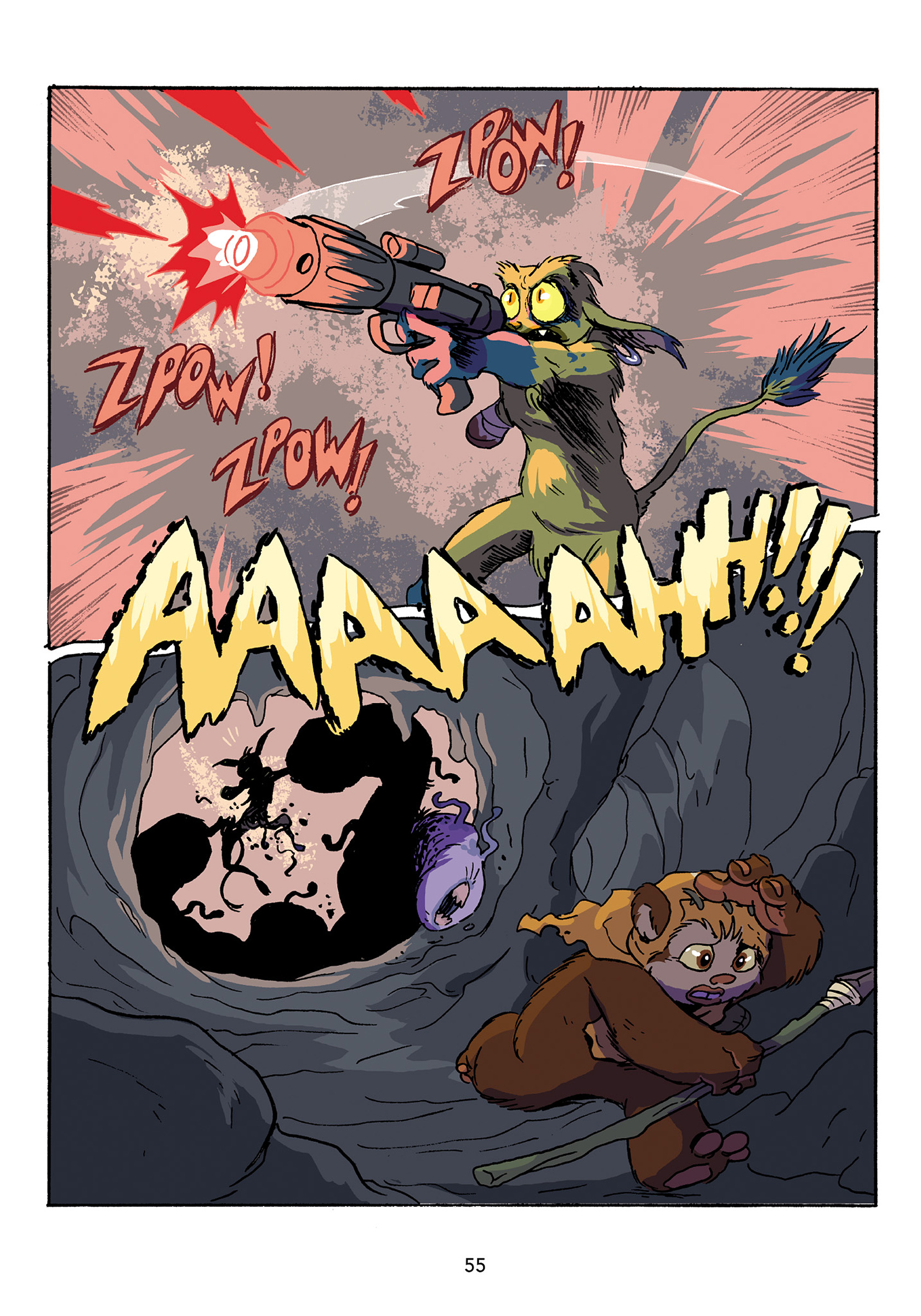 Read online Star Wars: Ewoks - Shadows of Endor comic -  Issue # TPB - 56