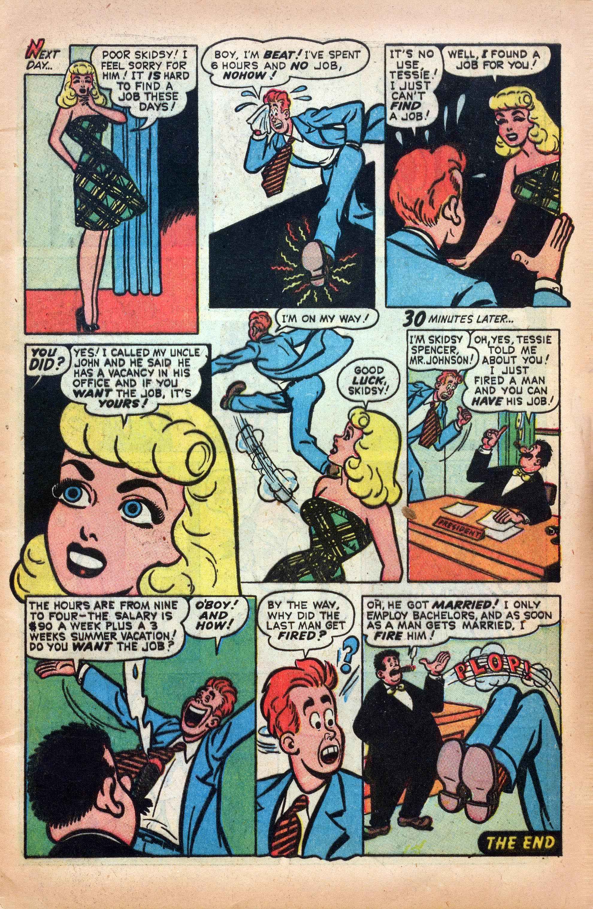 Read online Tessie the Typist comic -  Issue #15 - 9