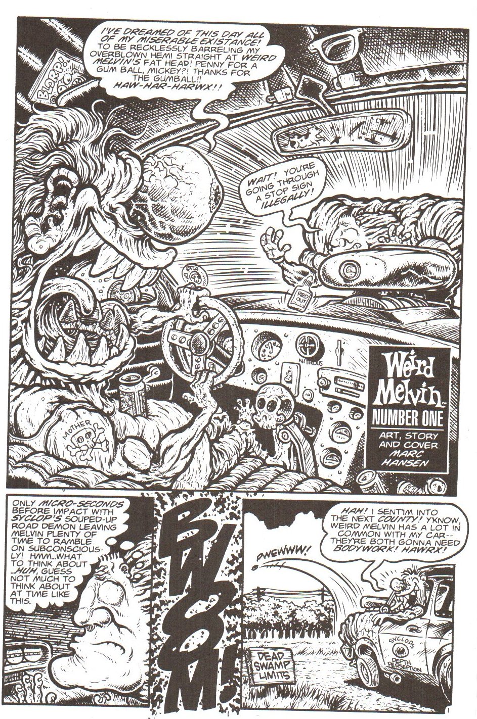 Read online Weird Melvin comic -  Issue #1 - 3