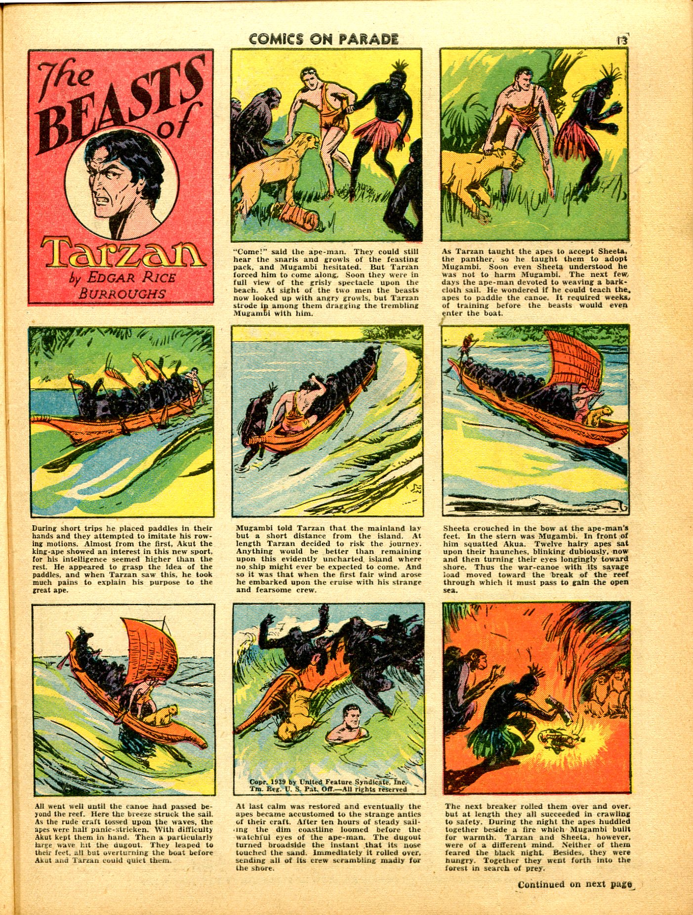 Read online Comics on Parade comic -  Issue #15 - 15