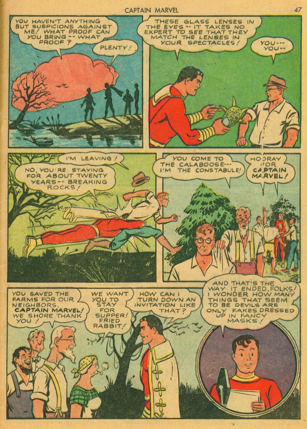 Read online Captain Marvel Adventures comic -  Issue #5 - 49
