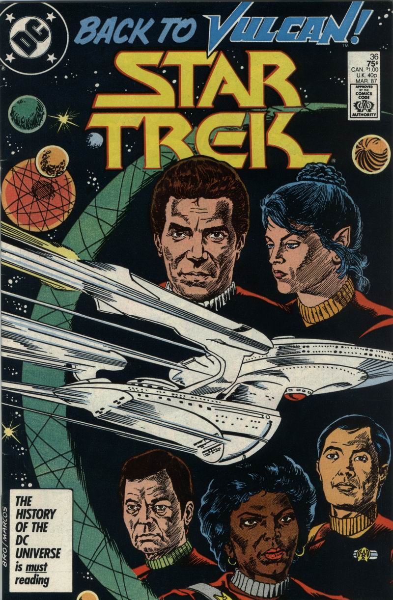 Read online Star Trek (1984) comic -  Issue #36 - 1