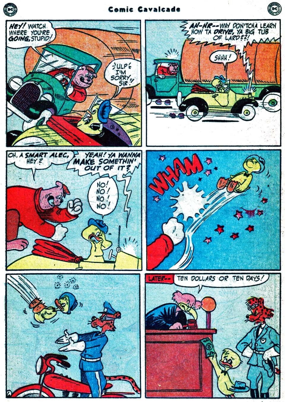 Read online Comic Cavalcade comic -  Issue #42 - 49