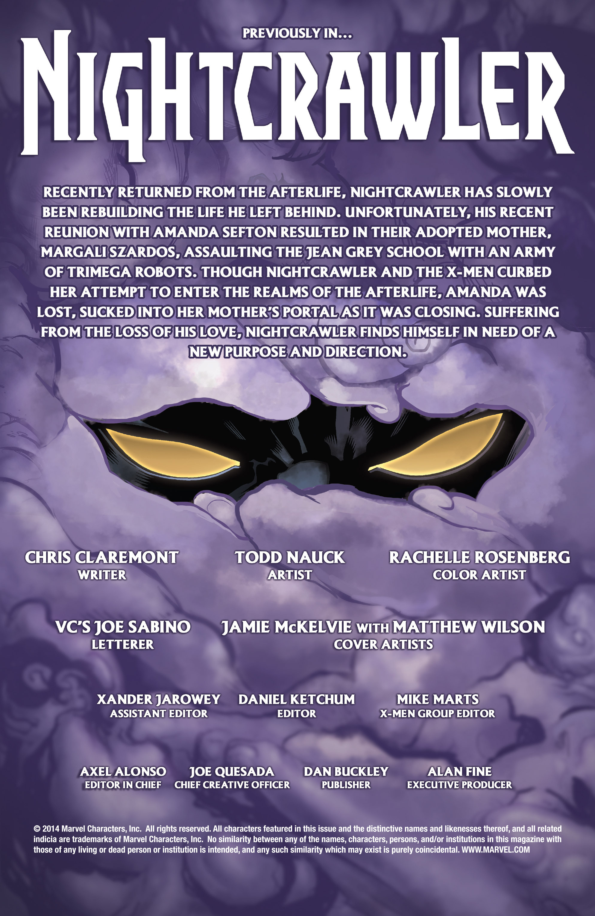Read online Nightcrawler (2014) comic -  Issue #5 - 2