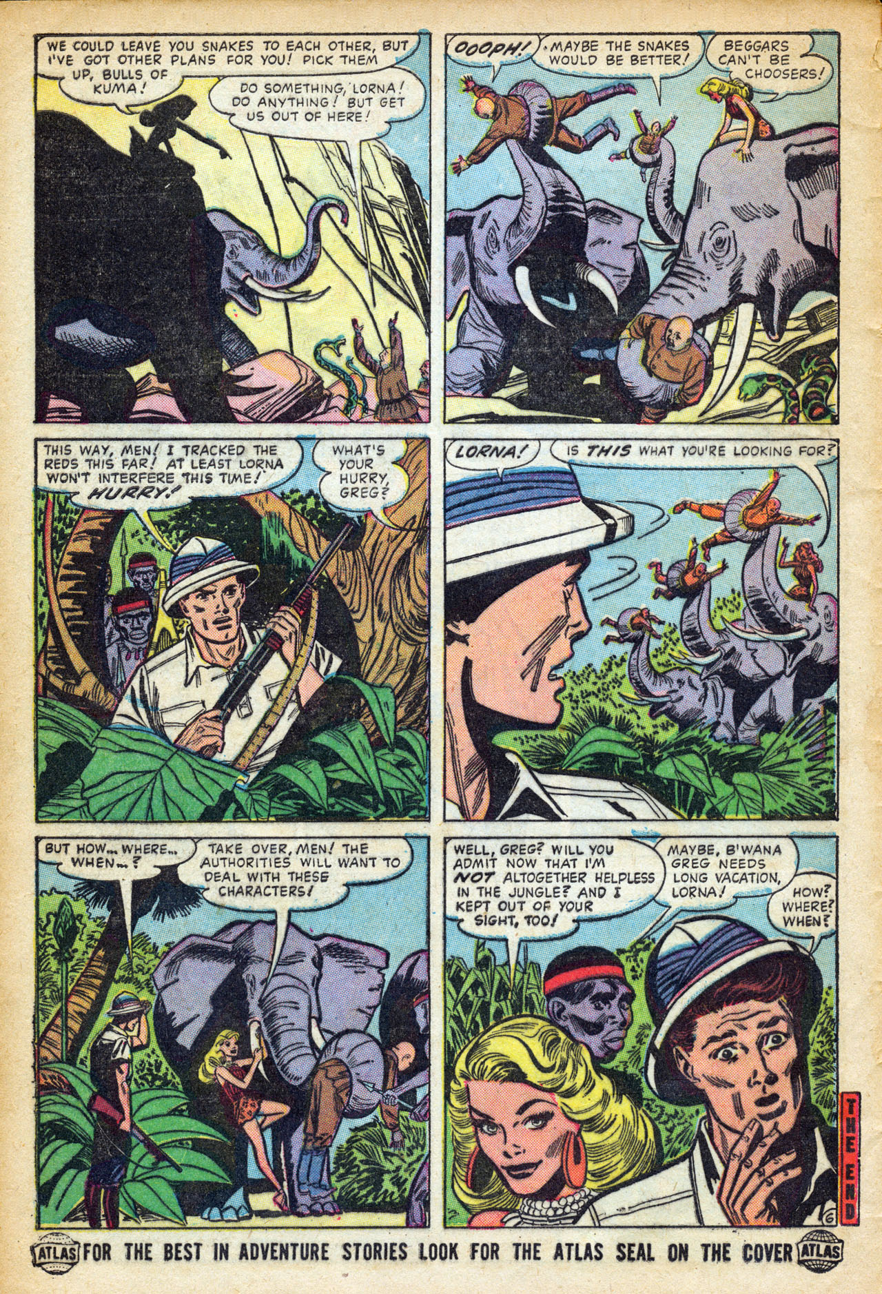 Read online Lorna, The Jungle Girl comic -  Issue #15 - 8