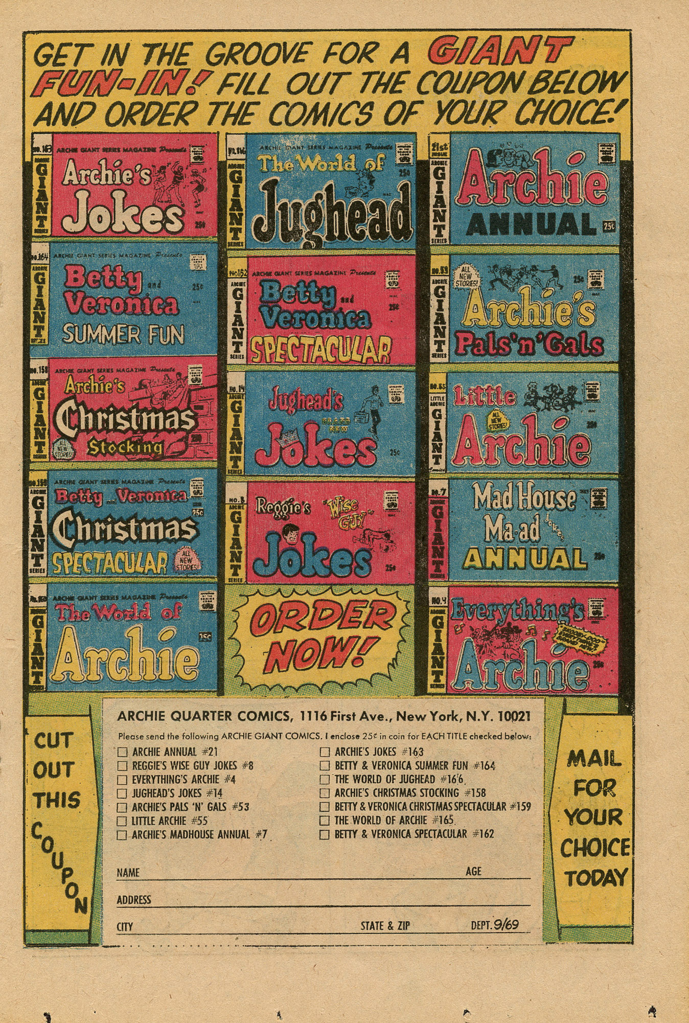 Read online Archie's Joke Book Magazine comic -  Issue #140 - 19
