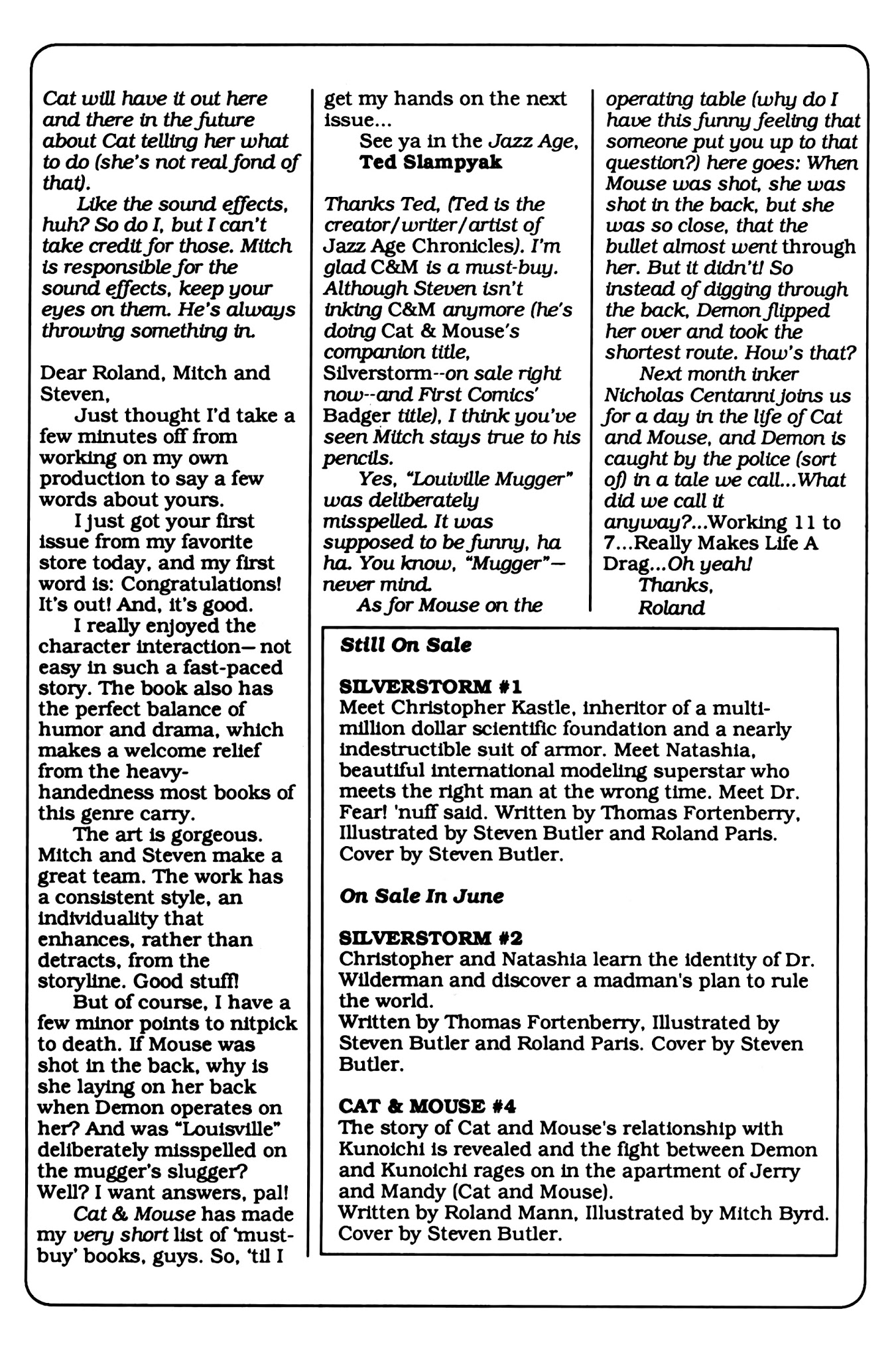 Read online Cat & Mouse comic -  Issue #3 - 28